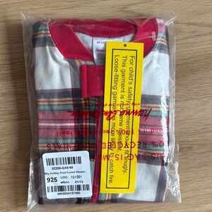 Hanna Andersson Plaid Sleeper 3-6 mo